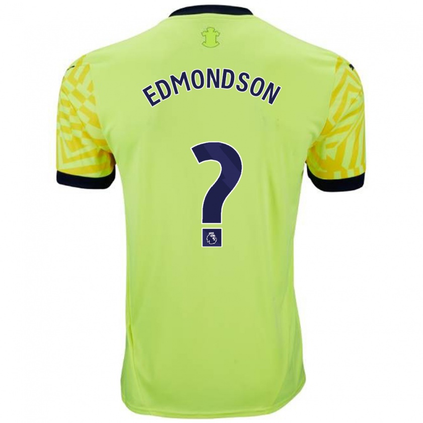 Kandiny Kinder Tyler Edmondson #0 Gelb Auswärtstrikot Trikot 2024/25 T-Shirt