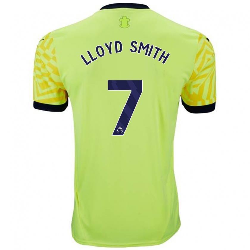 Kandiny Kinder Lexi Lloyd-Smith #7 Gelb Auswärtstrikot Trikot 2024/25 T-Shirt