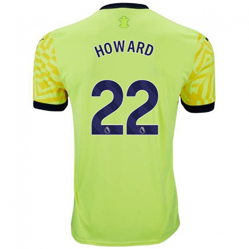 Kandiny Kinder Bethany-May Howard #22 Gelb Auswärtstrikot Trikot 2024/25 T-Shirt