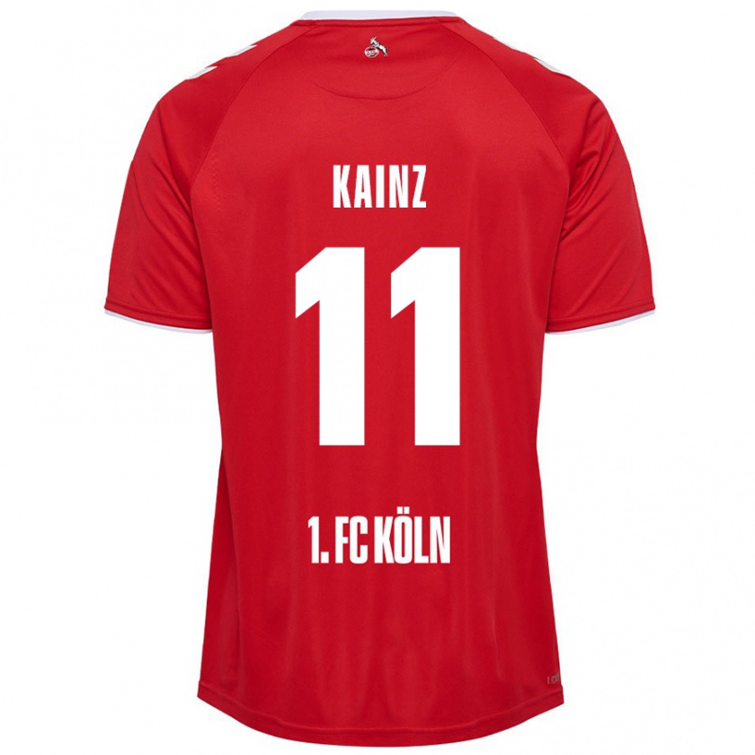 Kandiny Kinder Florian Kainz #11 Rot Weiß Auswärtstrikot Trikot 2024/25 T-Shirt