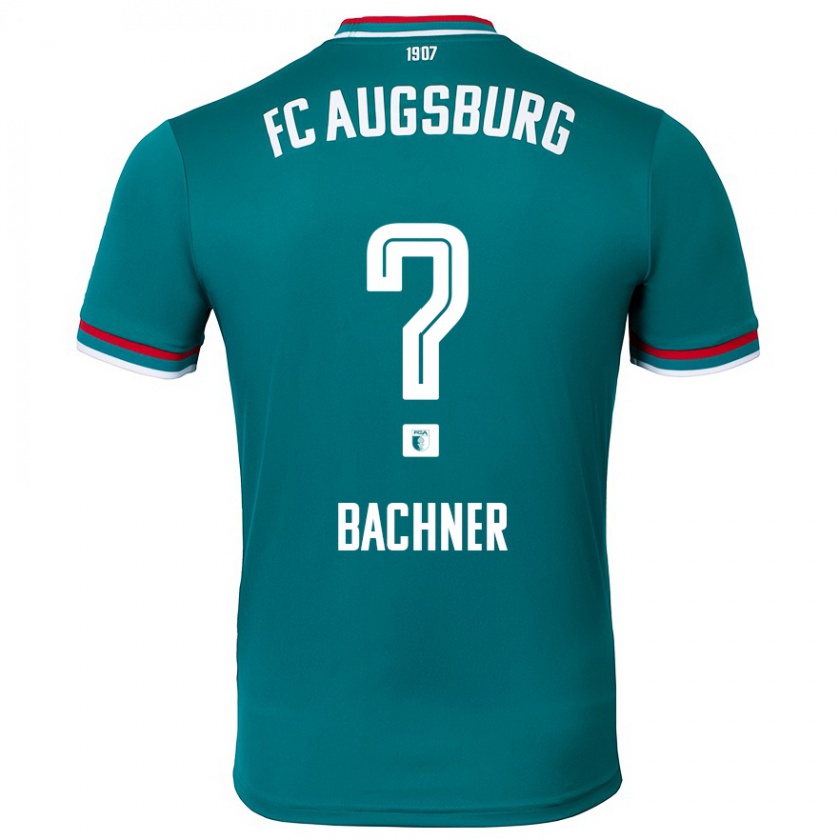 Kandiny Kinder Max Bachner #0 Dunkelgrün Auswärtstrikot Trikot 2024/25 T-Shirt