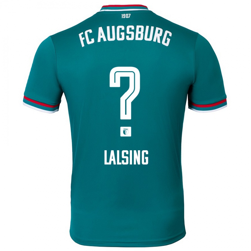 Kandiny Kinder Quentin Lalsing #0 Dunkelgrün Auswärtstrikot Trikot 2024/25 T-Shirt