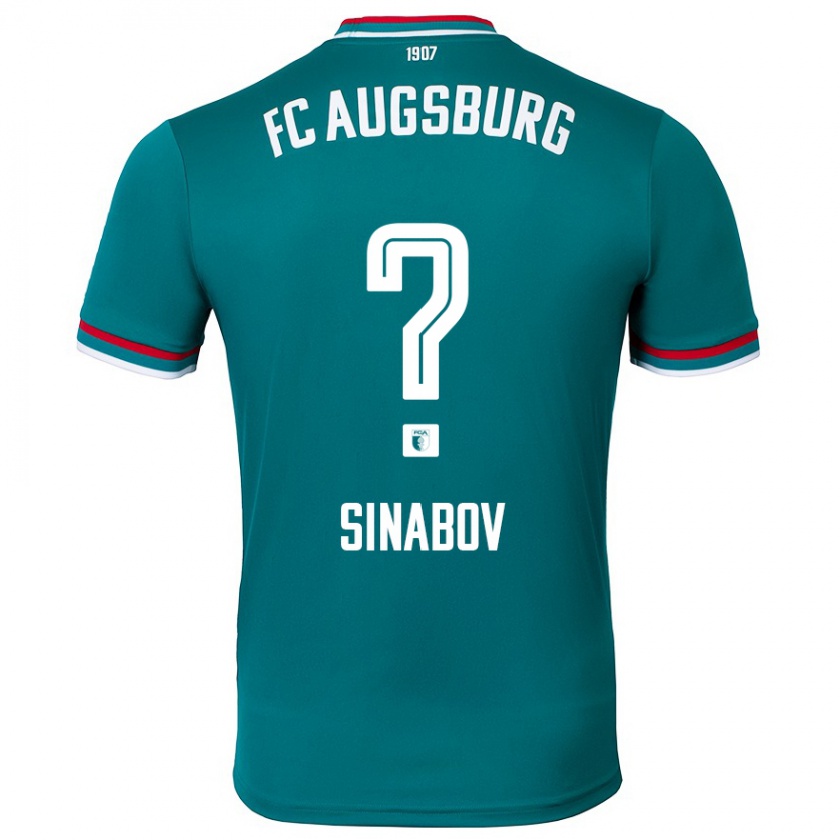 Kandiny Kinder Albert Sinabov #0 Dunkelgrün Auswärtstrikot Trikot 2024/25 T-Shirt