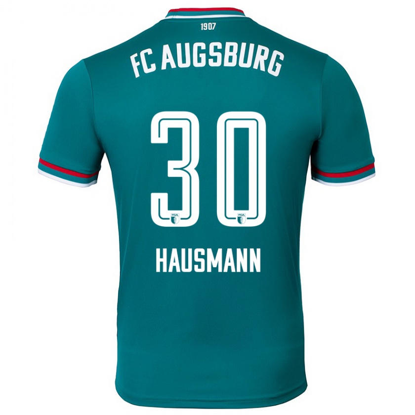 Kandiny Kinder Daniel Hausmann #30 Dunkelgrün Auswärtstrikot Trikot 2024/25 T-Shirt