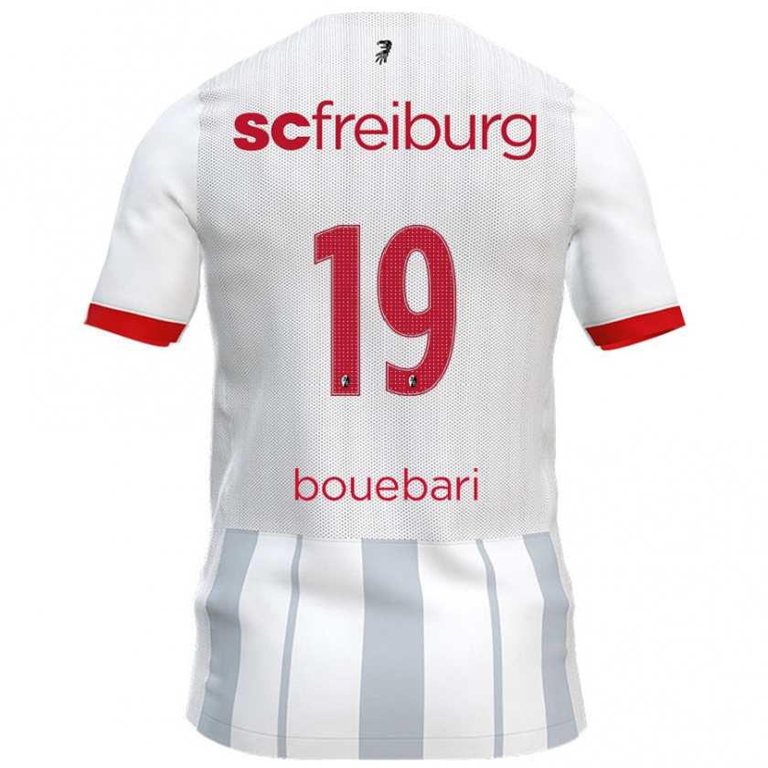 Kandiny Kinder Franci Bouebari #19 Weiß Grau Auswärtstrikot Trikot 2024/25 T-Shirt