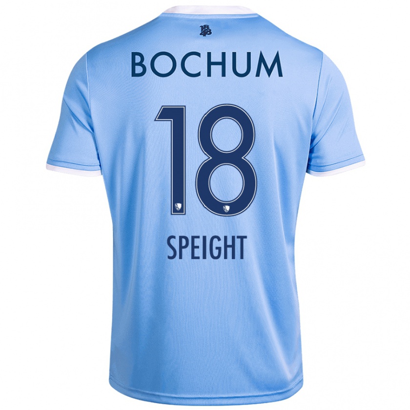 Kandiny Kinder Benjamin Speight #18 Himmelblau Auswärtstrikot Trikot 2024/25 T-Shirt