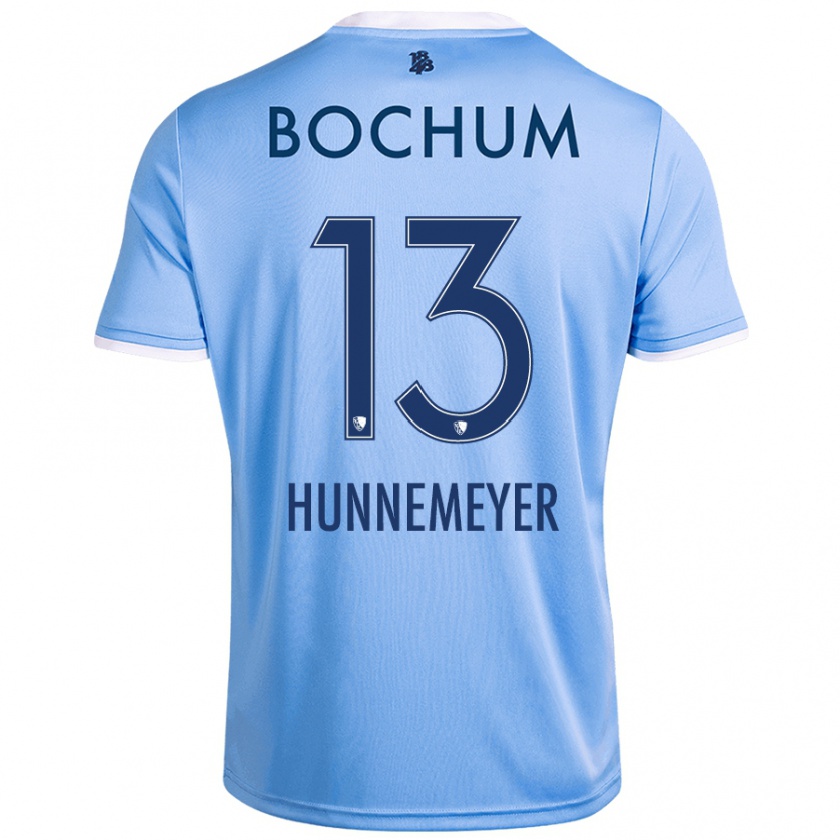 Kandiny Kinder Maja Hünnemeyer #13 Himmelblau Auswärtstrikot Trikot 2024/25 T-Shirt