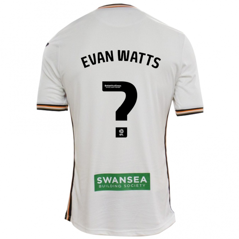 Kandiny Herren Evan Watts #0 Rot Weiß Heimtrikot Trikot 2024/25 T-Shirt