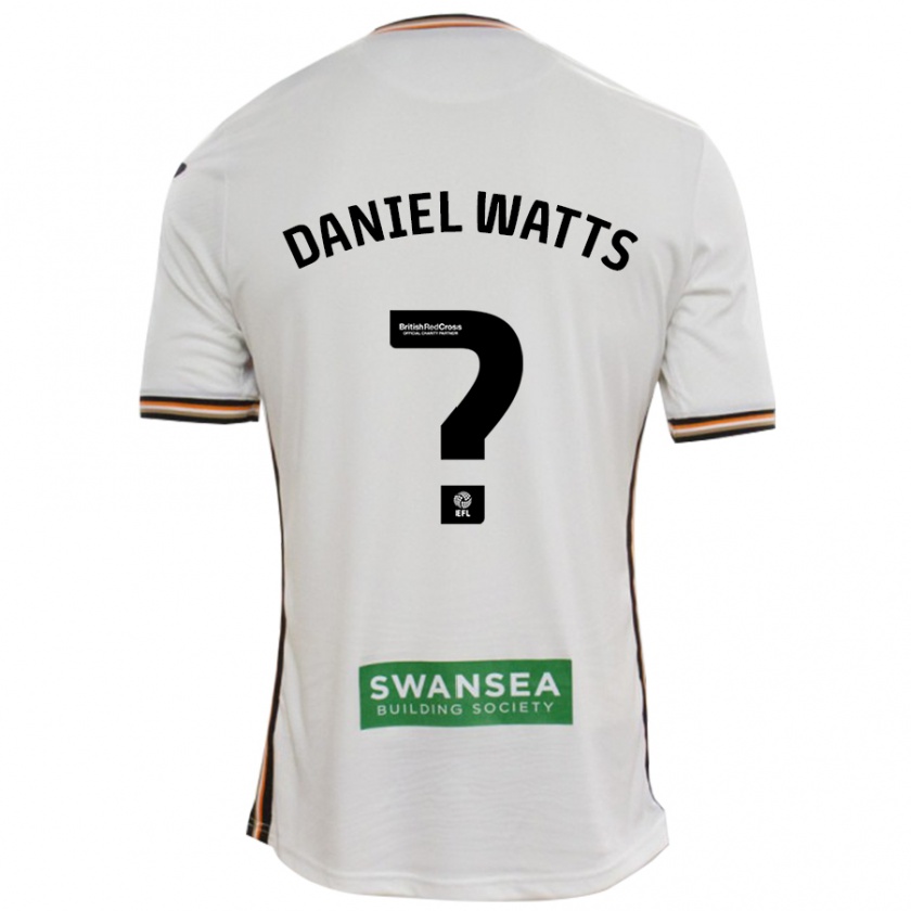 Kandiny Herren Daniel Watts #0 Rot Weiß Heimtrikot Trikot 2024/25 T-Shirt