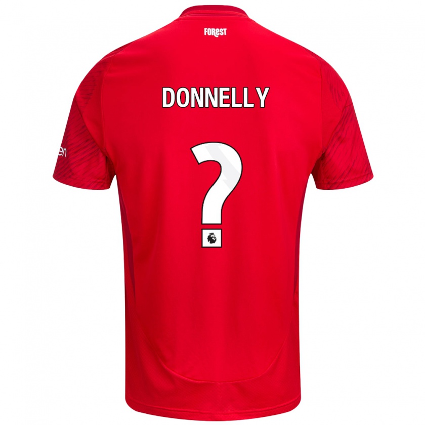 Kandiny Herren Aaron Donnelly #0 Rot Weiß Heimtrikot Trikot 2024/25 T-Shirt