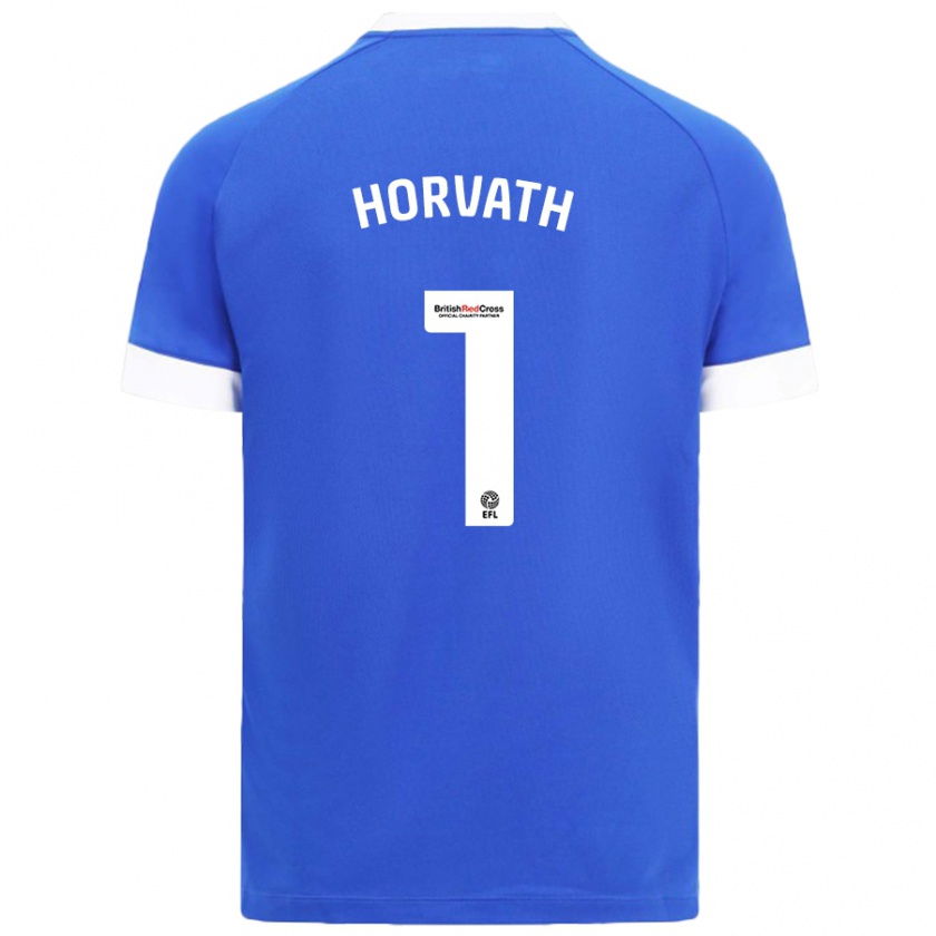 Kandiny Herren Ethan Horvath #1 Himmelblau Heimtrikot Trikot 2024/25 T-Shirt