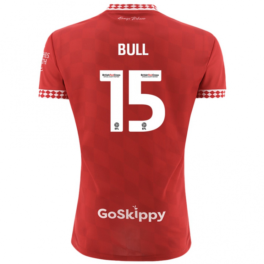 Kandiny Herren Jasmine Bull #15 Rot Heimtrikot Trikot 2024/25 T-Shirt