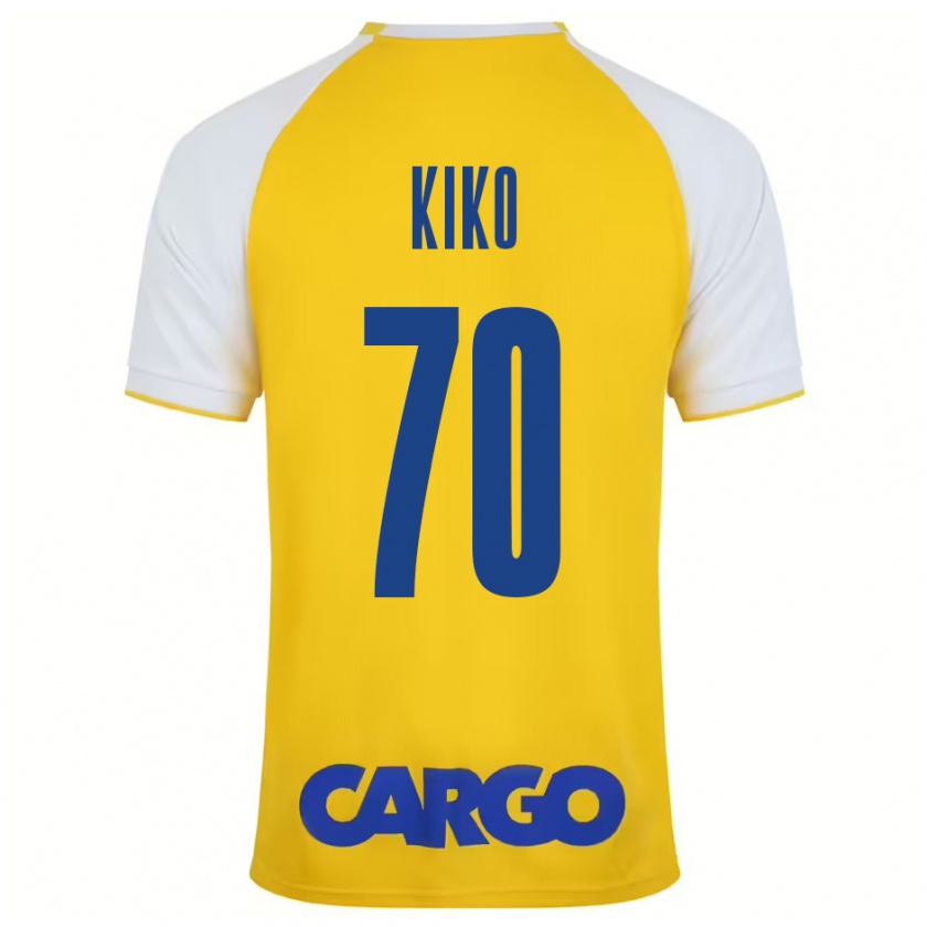 Kandiny Herren Kiko Bondoso #70 Gelb Weiß Heimtrikot Trikot 2024/25 T-Shirt