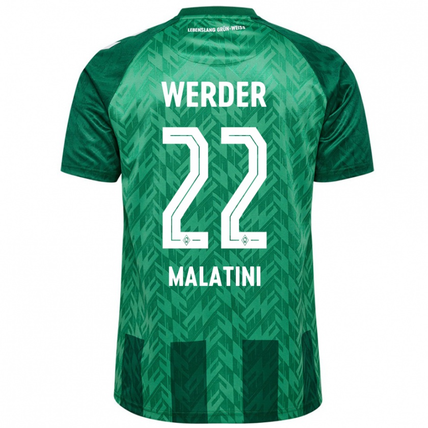 Kandiny Herren Julián Malatini #22 Grün Heimtrikot Trikot 2024/25 T-Shirt