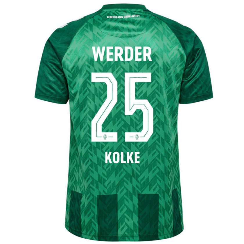 Kandiny Herren Markus Kolke #25 Grün Heimtrikot Trikot 2024/25 T-Shirt