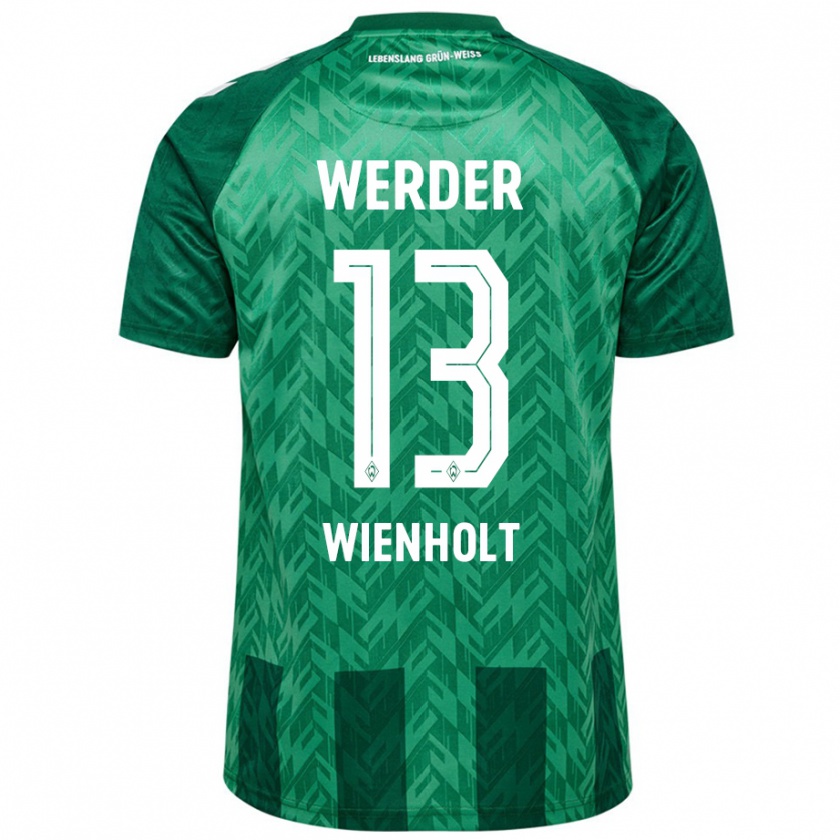 Kandiny Herren Paul Wienholt #13 Grün Heimtrikot Trikot 2024/25 T-Shirt