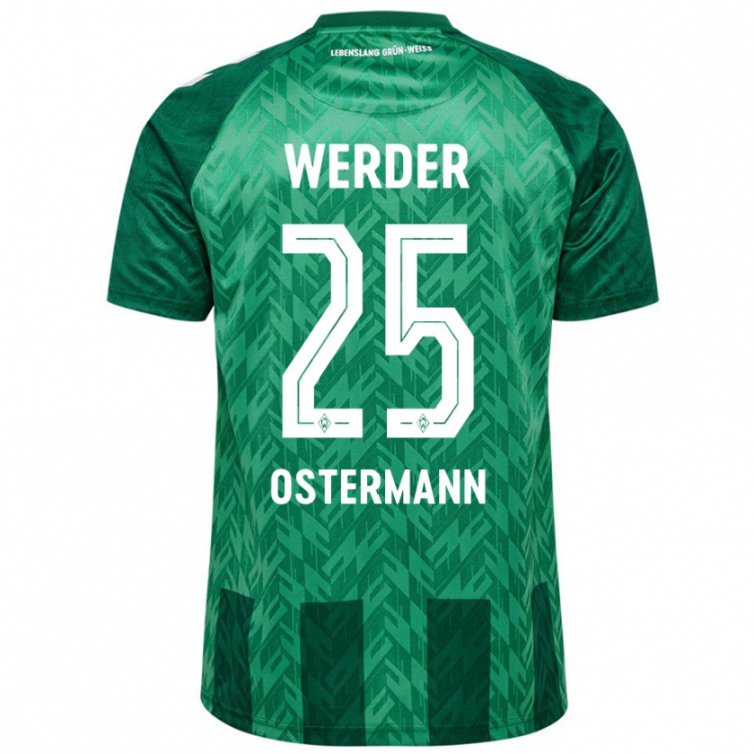 Kandiny Herren Ben Ostermann #25 Grün Heimtrikot Trikot 2024/25 T-Shirt