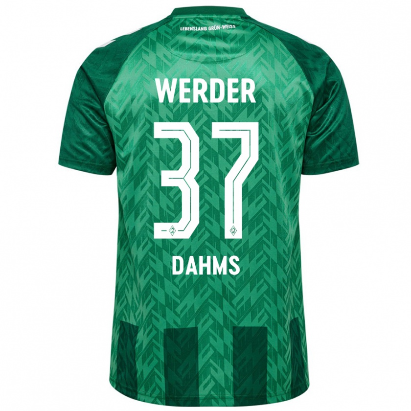 Kandiny Herren Lena Dahms #37 Grün Heimtrikot Trikot 2024/25 T-Shirt