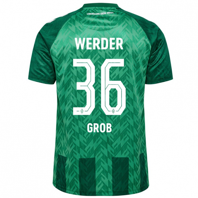 Kandiny Herren Christian Groß #36 Grün Heimtrikot Trikot 2024/25 T-Shirt