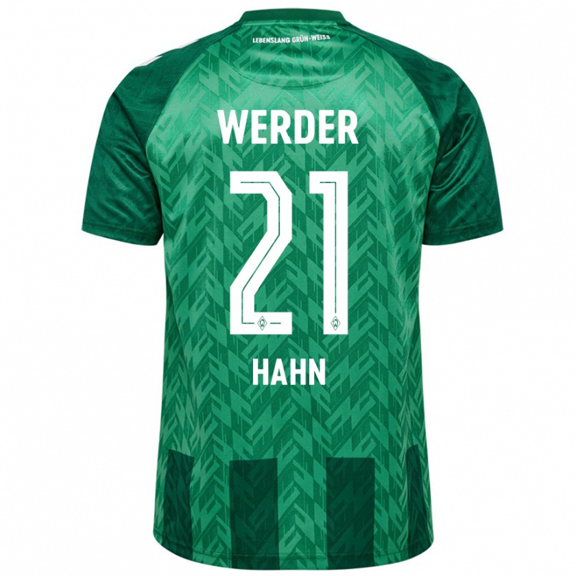 Kandiny Herren Chiara Hahn #21 Grün Heimtrikot Trikot 2024/25 T-Shirt