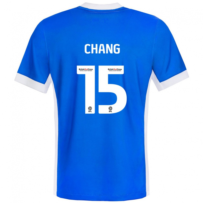 Kandiny Herren Alfie Chang #15 Blau Weiß Heimtrikot Trikot 2024/25 T-Shirt