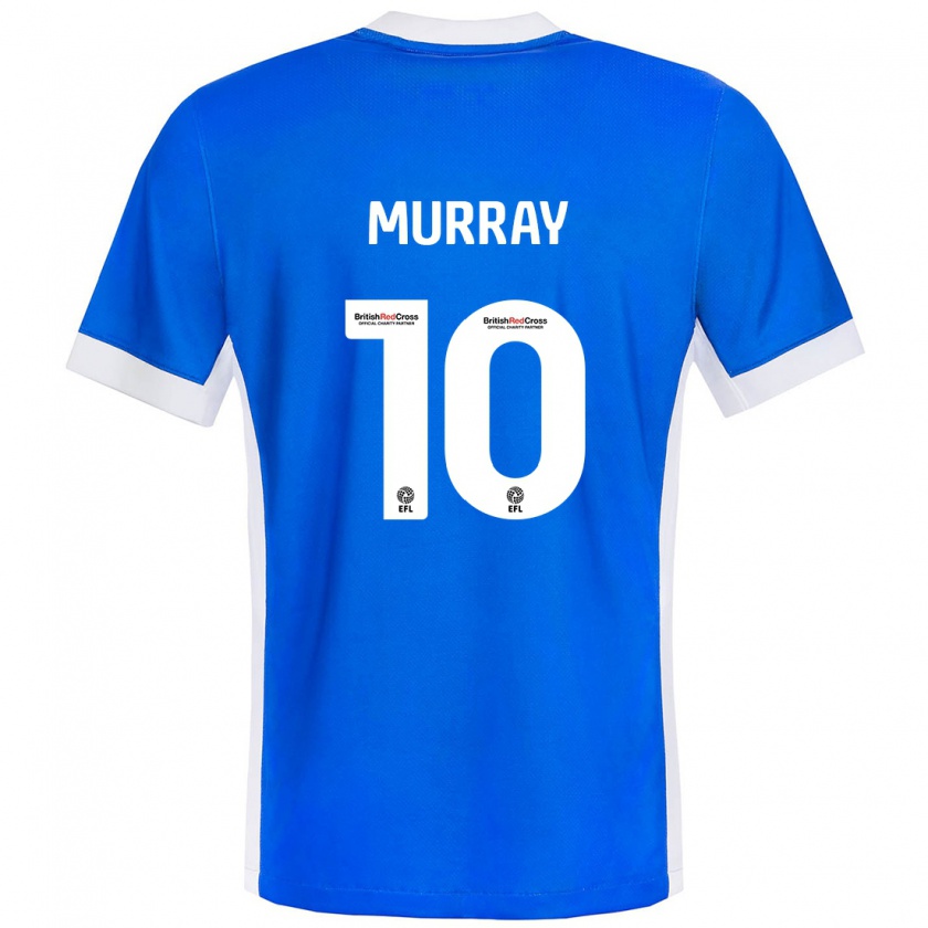 Kandiny Herren Christie Harrison-Murray #10 Blau Weiß Heimtrikot Trikot 2024/25 T-Shirt