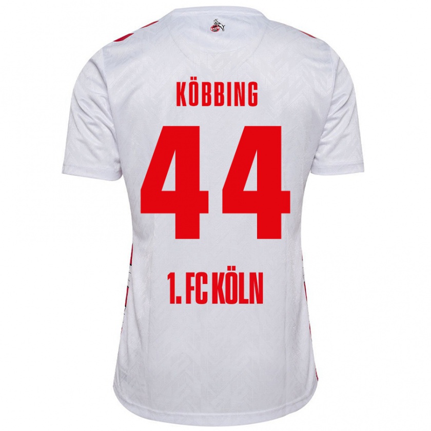 Kandiny Herren Matthias Köbbing #44 Weiß Rot Heimtrikot Trikot 2024/25 T-Shirt