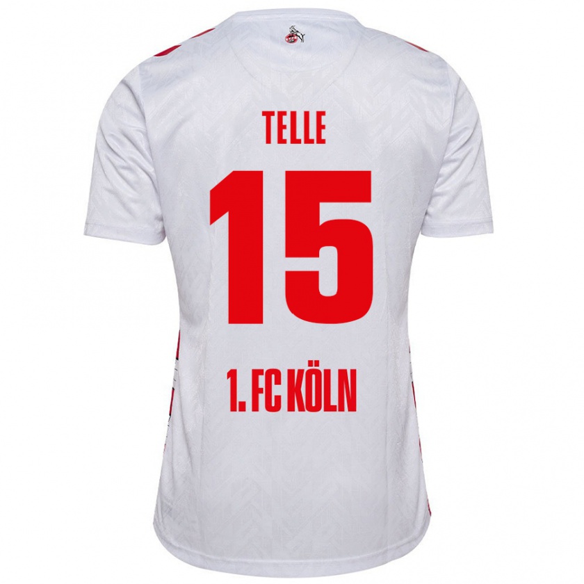 Kandiny Herren Neo Telle #15 Weiß Rot Heimtrikot Trikot 2024/25 T-Shirt