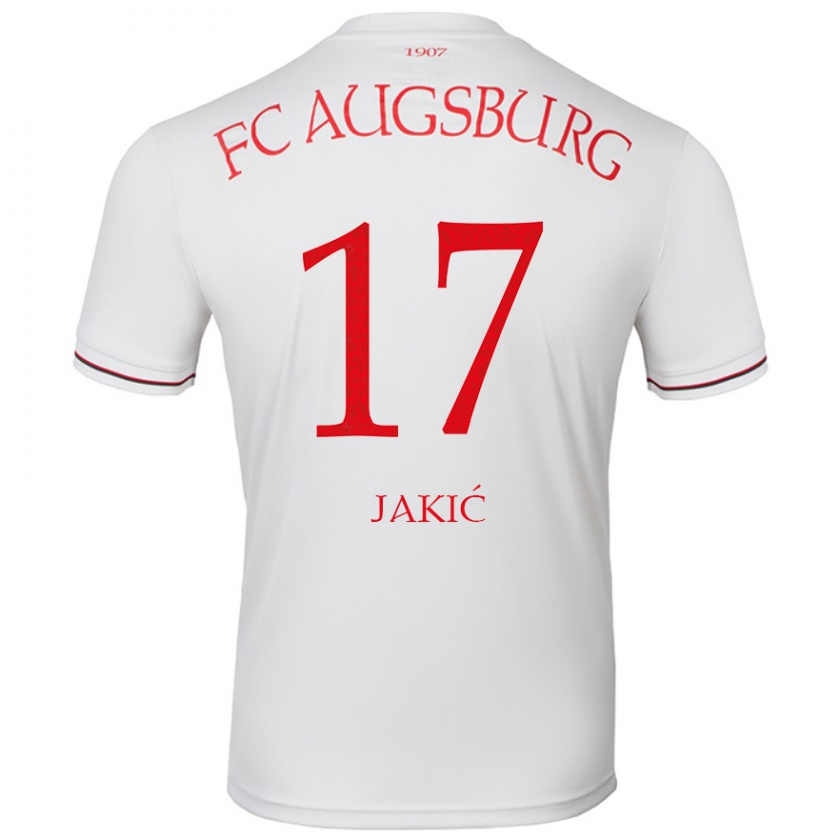 Kandiny Herren Kristijan Jakic #17 Weiß Heimtrikot Trikot 2024/25 T-Shirt