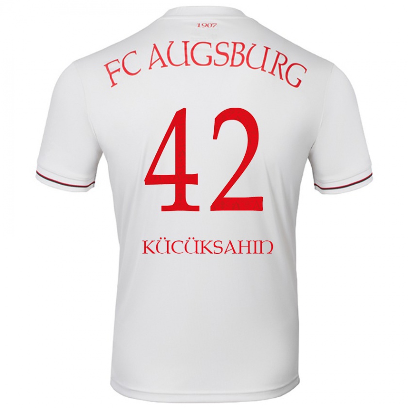 Kandiny Herren Mahmut Kücüksahin #42 Weiß Heimtrikot Trikot 2024/25 T-Shirt