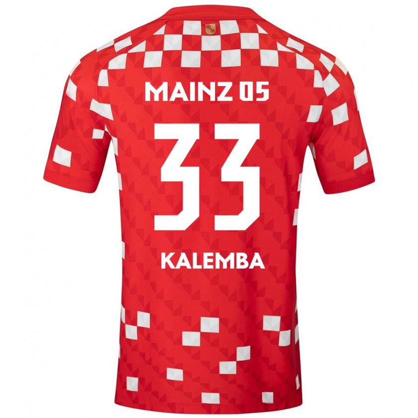 Kandiny Herren Marcel Kalemba #33 Weiß Rot Heimtrikot Trikot 2024/25 T-Shirt