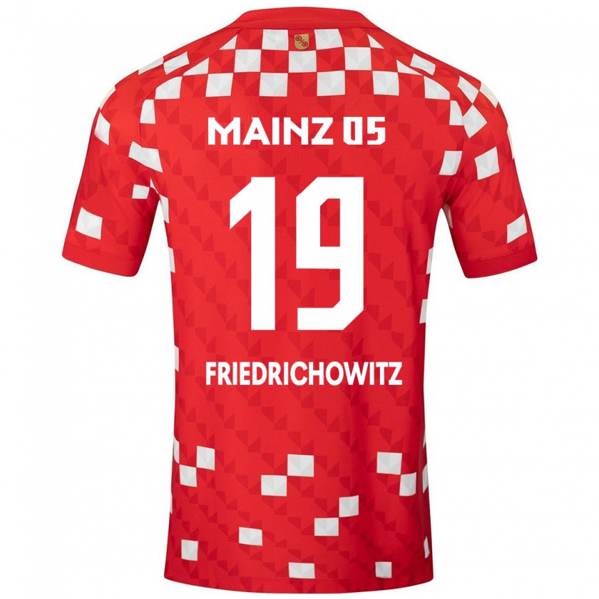 Kandiny Herren Anna Friedrichowitz #19 Weiß Rot Heimtrikot Trikot 2024/25 T-Shirt