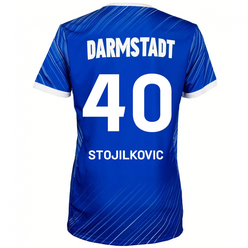 Kandiny Herren Filip Stojilkovic #40 Blau Weiß Heimtrikot Trikot 2024/25 T-Shirt