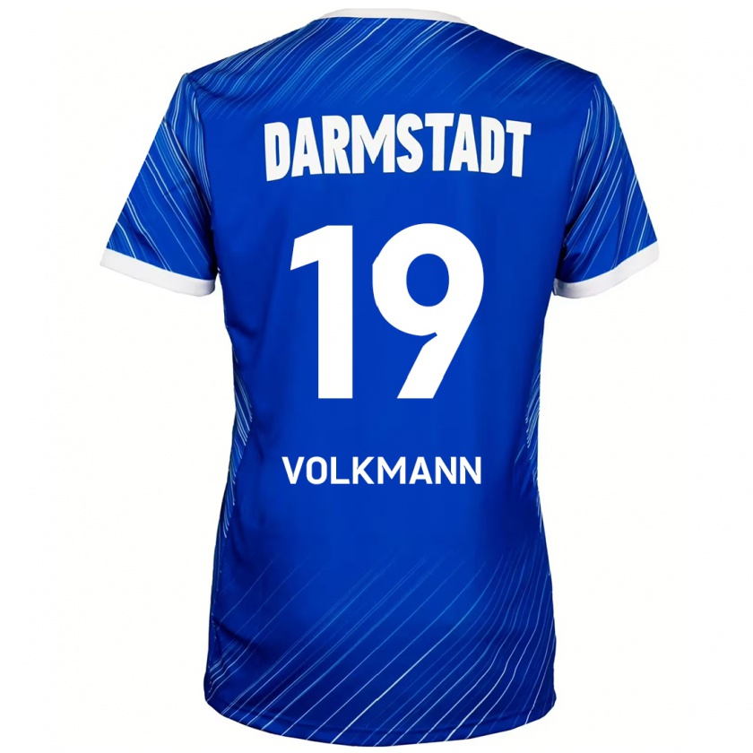 Kandiny Herren Japhet Volkmann #19 Blau Weiß Heimtrikot Trikot 2024/25 T-Shirt