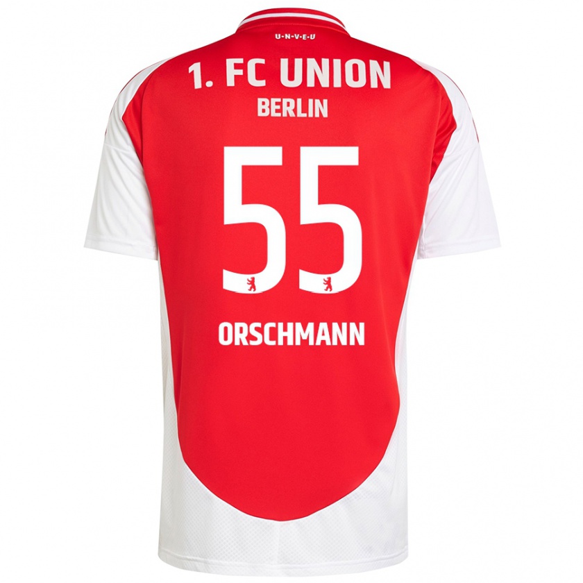 Kandiny Herren Katja Orschmann #55 Rot Weiß Heimtrikot Trikot 2024/25 T-Shirt