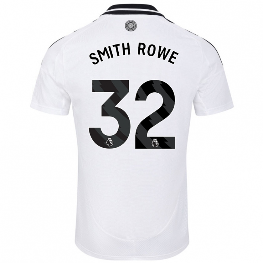 Kandiny Herren Emile Smith Rowe #32 Weiß Heimtrikot Trikot 2024/25 T-Shirt