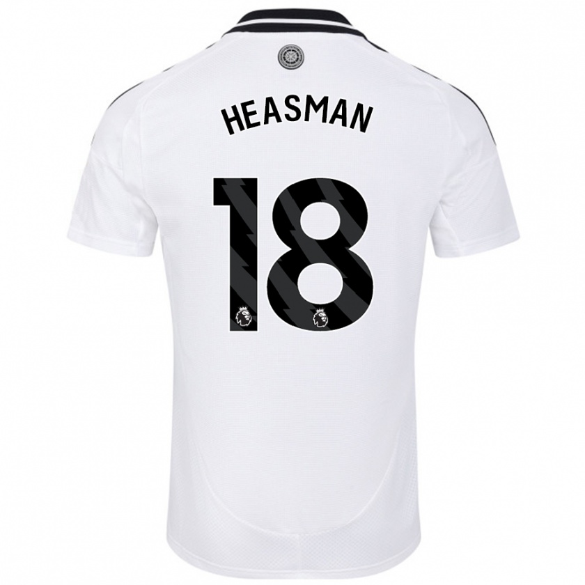 Kandiny Herren Georgia Heasman #18 Weiß Heimtrikot Trikot 2024/25 T-Shirt