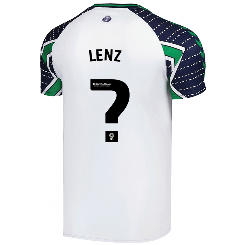 Kandiny Herren Elias Lenz #0 Weiß Auswärtstrikot Trikot 2024/25 T-Shirt