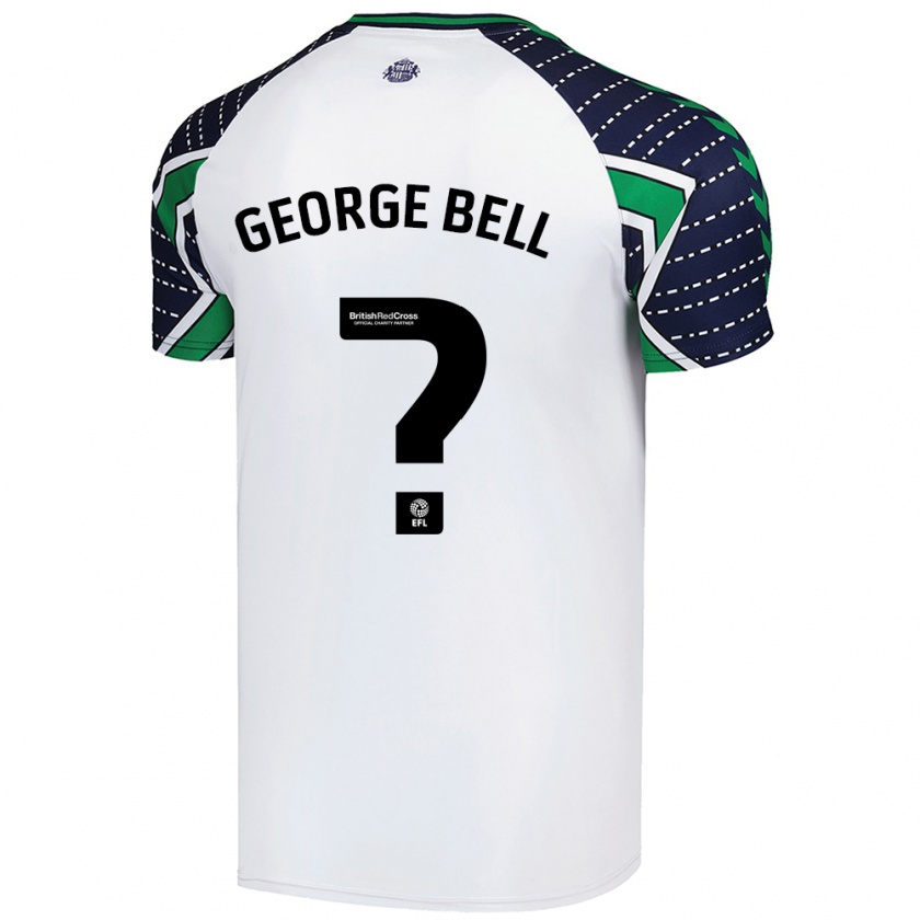 Kandiny Herren George Bell #0 Weiß Auswärtstrikot Trikot 2024/25 T-Shirt