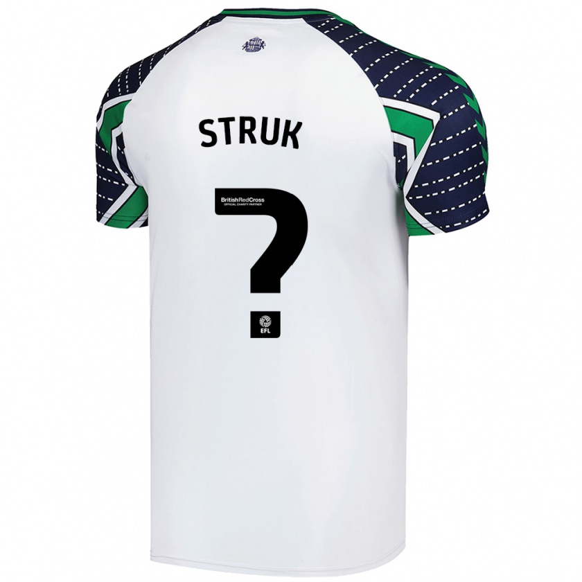 Kandiny Herren Ivan Struk #0 Weiß Auswärtstrikot Trikot 2024/25 T-Shirt