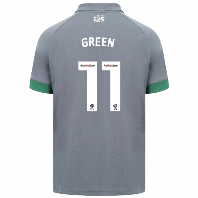 Kandiny Herren Danielle Green #11 Dunkelgrau Auswärtstrikot Trikot 2024/25 T-Shirt