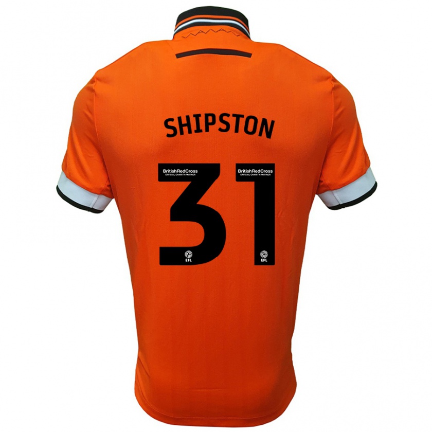 Kandiny Herren Rio Shipston #31 Orange Weiß Auswärtstrikot Trikot 2024/25 T-Shirt