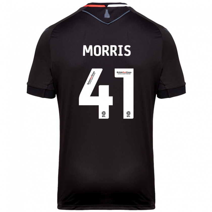 Kandiny Herren Scott Morris #41 Schwarz Auswärtstrikot Trikot 2024/25 T-Shirt