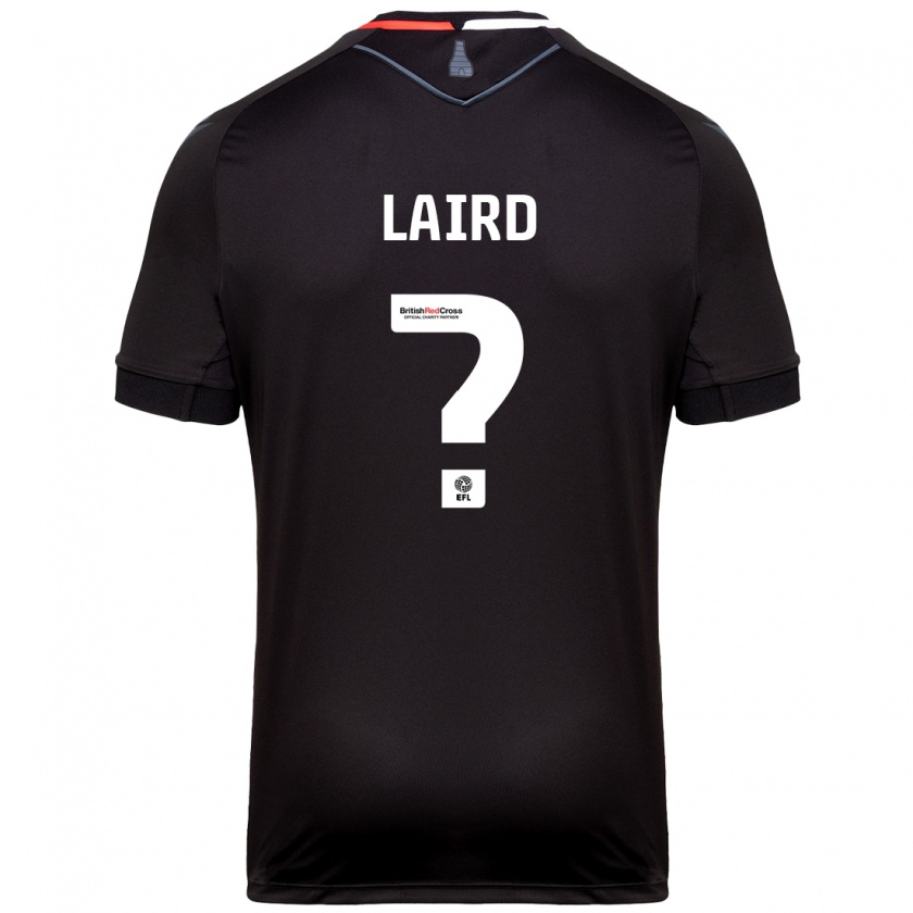 Kandiny Herren Logan Laird #0 Schwarz Auswärtstrikot Trikot 2024/25 T-Shirt