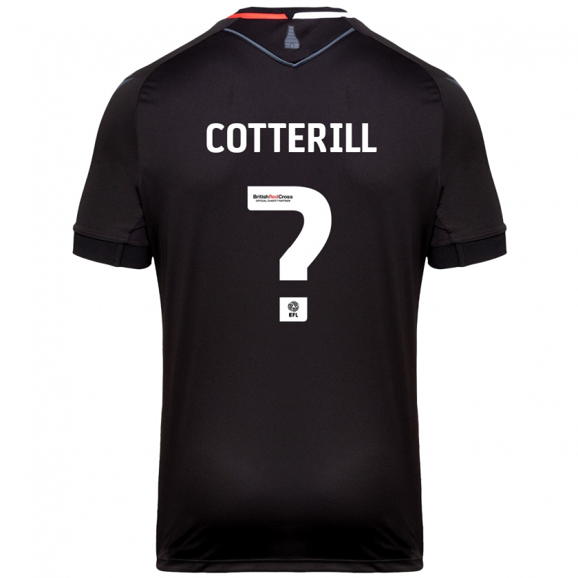 Kandiny Herren Alex Cotterill #0 Schwarz Auswärtstrikot Trikot 2024/25 T-Shirt