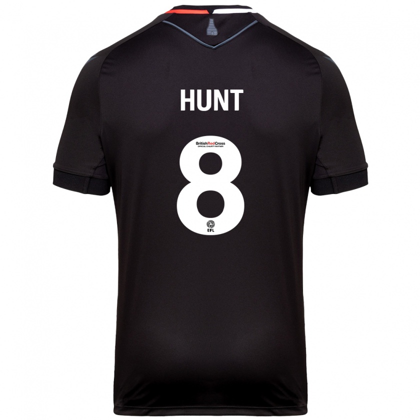 Kandiny Herren Abby Hunt #8 Schwarz Auswärtstrikot Trikot 2024/25 T-Shirt