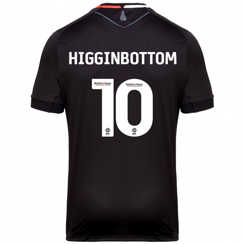 Kandiny Herren Alice Higginbottom #10 Schwarz Auswärtstrikot Trikot 2024/25 T-Shirt