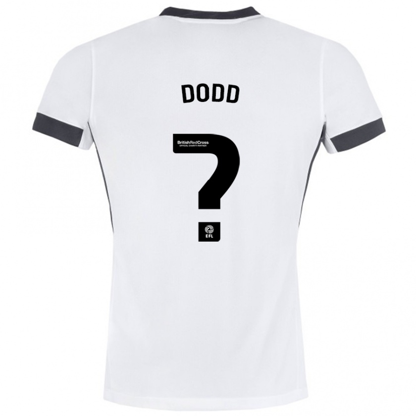 Kandiny Herren Taylor Dodd #0 Weiß Schwarz Auswärtstrikot Trikot 2024/25 T-Shirt