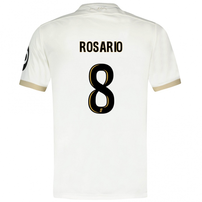 Kandiny Herren Pablo Rosario #8 Weißgold Auswärtstrikot Trikot 2024/25 T-Shirt