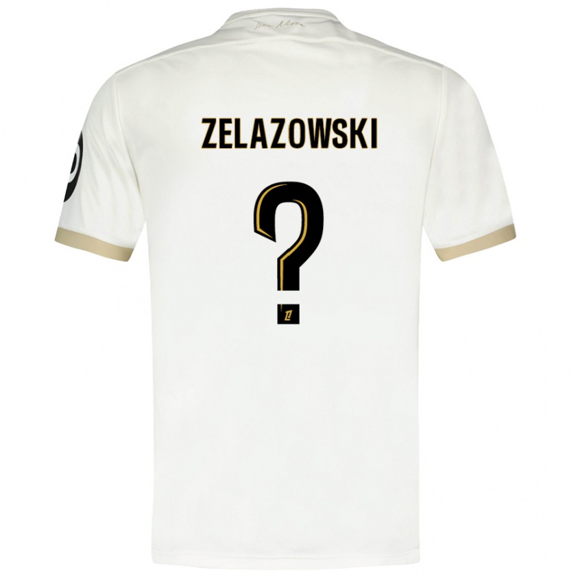 Kandiny Herren Bartosz Zelazowski #0 Weißgold Auswärtstrikot Trikot 2024/25 T-Shirt